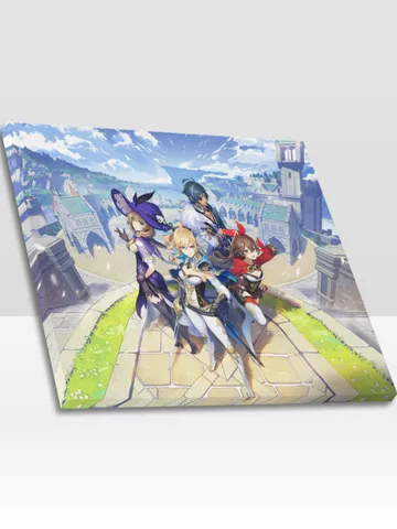 Genshin Impact Frame Canvas Print, Wall Art Home Decor Poster $24.00
