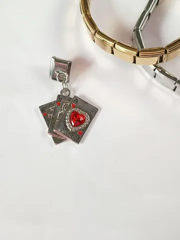 Italian Charms, 9mm Italian Charm For Bracelet, Italian Charms Classic 9mm Size Stainless Charm Links,  Italian Charms $30.00