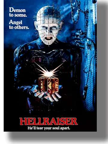 Hellraiser. He'll tear your soul apart. $21.00