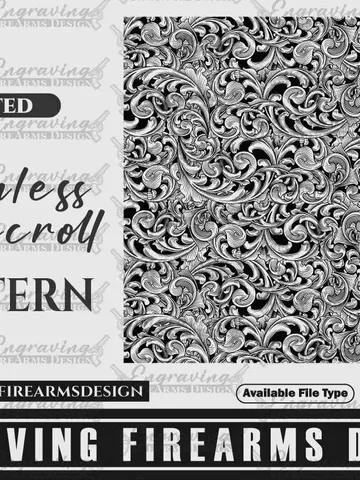 Engraving Firearms Design Filigree Scroll Pattern $49.99