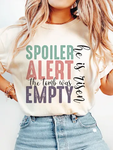 SPOILER ALERT the TOMB was Empty Easter Png, Valentine's Day, Digital Download Png, Christian Png, Boho Design, Positivity Png, Best Seller $4.46