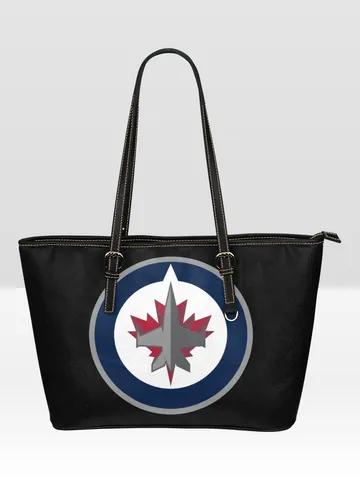 Winnipeg Jets Leather Tote Bag $60.00