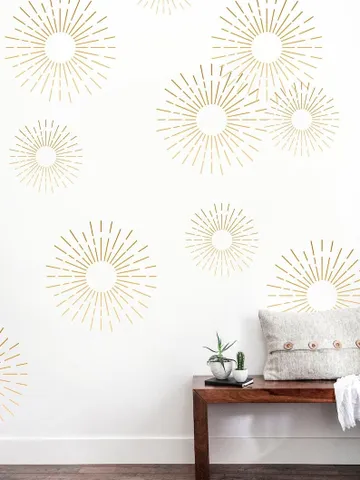 Starburst Decal samples h133 $6.49