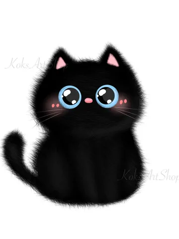 Кошачий клипарт, Черный котенок png, Черный кот клипарт, Милый котенок клипарт, Милый домашний png, Пушистый клипарт, пушистые животные png $1.00