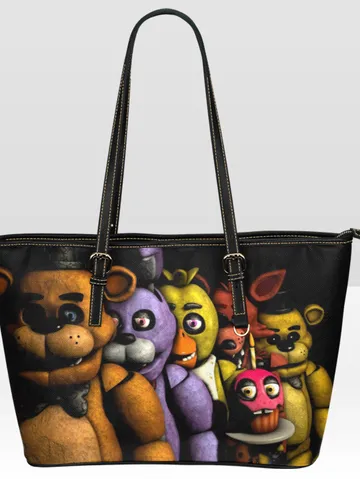 FNAF Five Nights At Freddy's Leather Tote Bag $60.00