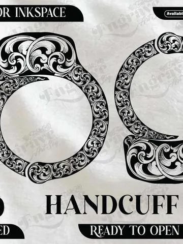 S&W M-100 HANDCUFF Scrolling Design,lasercut,laserengraving,fiberlaser,engravingfiles $20.00