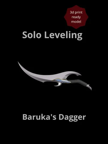 Baruka's Dagger - Solo Leveling 3D Model