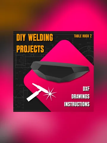 Welding Project Plans Drawings Table Rock 2 (DXF, PDF) $29.00
