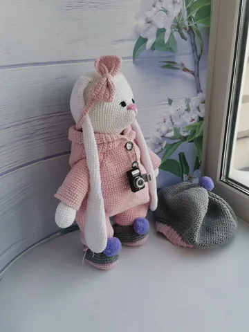 BUNNY crochet pattern 2 PDF Crochet rabbit doll pattern. crochet pattern bunny and crochet pattern of clothes for bunny $6.50