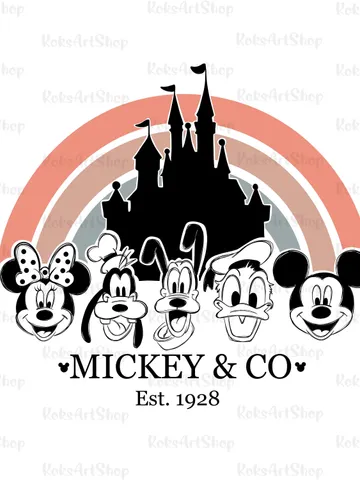 Retro Mouse & Company PNG, Family Vacation png, Family Trip Png, Vacay Mode Png, Magic Kingdom Png, Mickeyy Png, Mouse Png, Digital File $1.00
