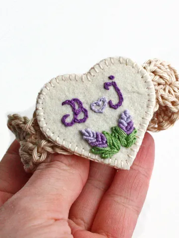 Monogrammed wedding lavender napkin rings Custom personalized napkin rings with letters Initial farmhouse table decor 4th anniversary gifft