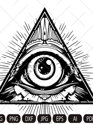 Illuminati SVG ,All Seeing Eye SVG, Masonic Svg,Freemasons, Freemasonry Svg ,eye in pyramid, Clipart,eye PNG, eye Silhouette , eye Cut File $3.50