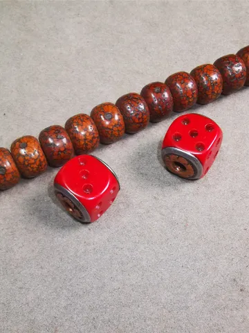Gandhanra Tibetan Mala Spacer Beads,Old Plastice Marker Beads for Prayer Beads Necklace Accessories, 0.5" × 0.47" $19.99