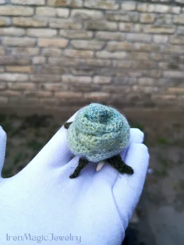 Light Green Rose Brooch