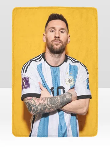 Lionel Messi Blanket Lightweight Soft Microfiber Fleece $54.00