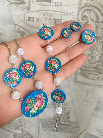 Handmade jewelry set. Set of jewelry. $35.00