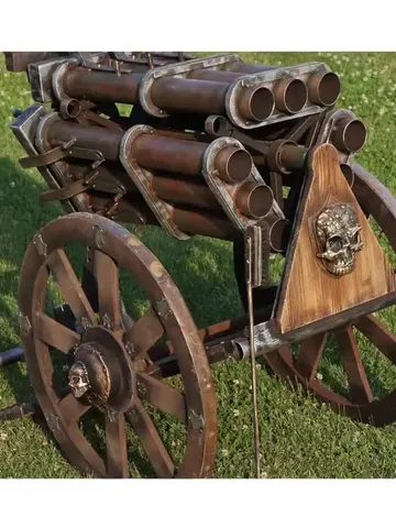 Hellbuster - Toy Cannon on wheels for larp - Warhammer - larping - larp cannon $12,500.00