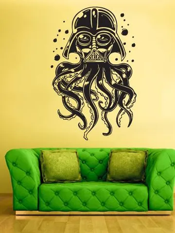 Dart Vader Tentacles Wall decal Octopus Sticker z2284 $23.99