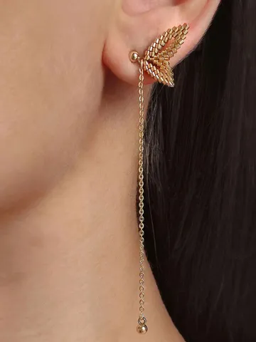 PDF tutorial - Beaded Butterfly earrings with chain