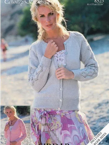 Cardigan pattern pdf, cardigan knitting pattern, lace women cardigan pdf instant download $6.68
