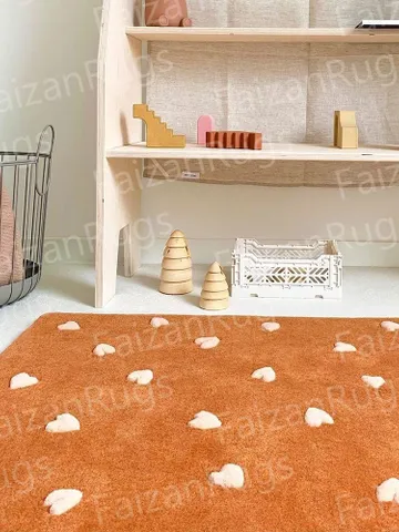 Buy Stunning Heart Shape Hand Made Rug For Girls Room, Living Room, Bed Room, Kids Room in any size 8x10,3x9,6x9,5x8,4x6,4x12 hurry up!!!!! $516.06