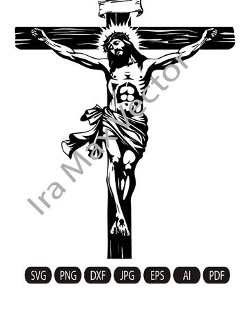 Jesus SVG, Jesus on cross svg, Christian SVG image, Christian SVG, faith svg, Bible svg, God svg, scripture svg, cross svg, jesus cut files $3.50