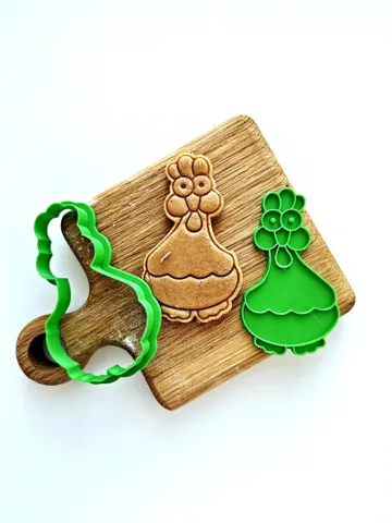 Easter cookie cutter Custom stamp for cake topper gingerbread decor cutters sugar cookies polimer clay $18.00