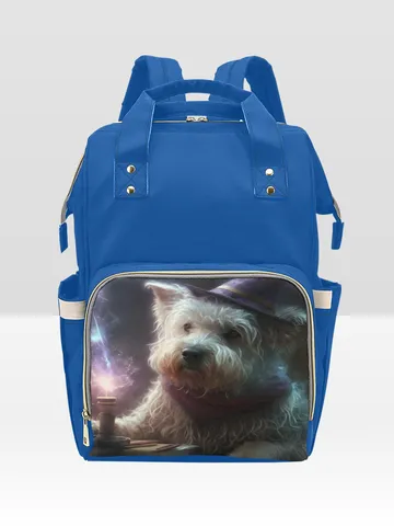 Wizard Dog Doing Magic Diaper Bag Backpack $83.00