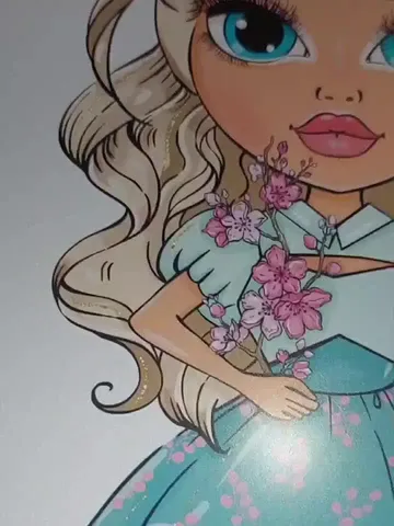 Cherry Blossom Girl Clipart, Flowers Doll Clipart, Spring Girl Clipart, Various Hair Color Girl, Pink  Girl Planner Stickers, Doll Png $3.00