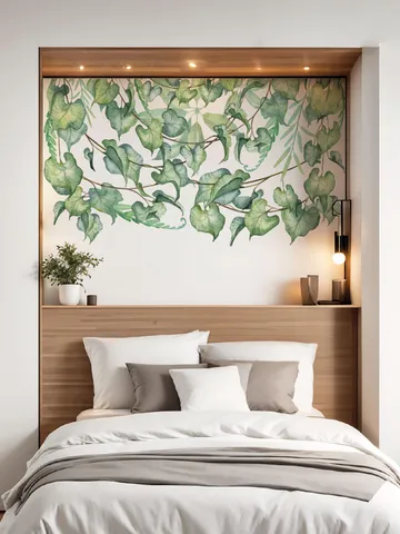 Hanging Greenery Wall Decal Stickers Vines Decor Peel and stick el92 $27.99