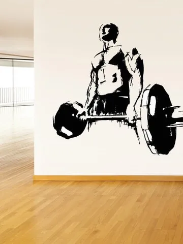 Gym Wall Decal Crossfit Training Home Fitness Decoration Sticker z3063 $23.99