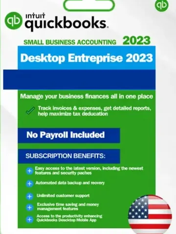 Quickbooks Desktop Enterprise Lifetime key US Edition 2023