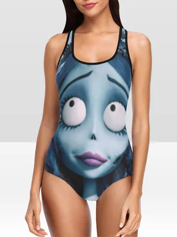 Corpse Bride One Piece Swimsuit $39.97