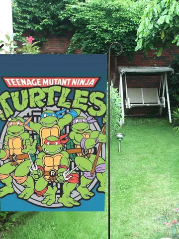 Ninja Turtles Garden Flag (Two Sides Printing, without Flagpole) $24.97
