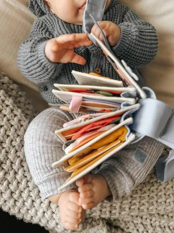 Quiet Busy Book for Babies 6-9-12 months, Soft Felt Book for 1st Year, Perfect for Developing Fine Motor Skills, Christmas baby Gift $70.00
