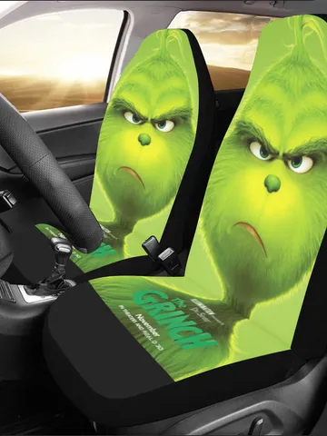 Grinch new Car Seat Covers Set of 2 Universal Size $69.97