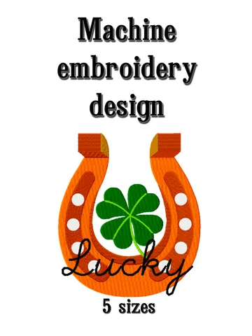 Horseshoe embroidery design. Irish embroidery designs. Embroidery designs trendy. Digital download $3.00