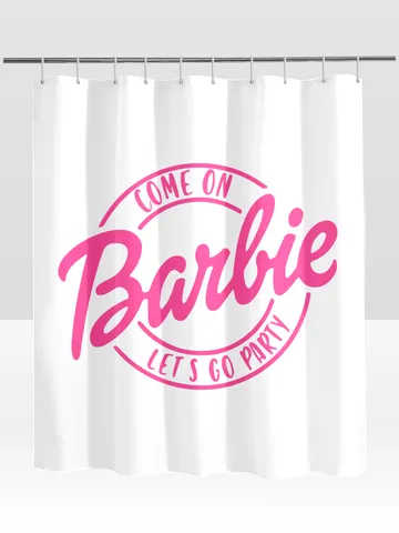 Barbie Shower Curtain $48.00