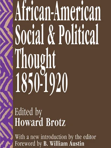 African-American Social and Political Thought Digital Download Ebook PDF $3.99