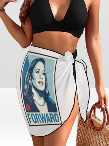 Kamala Harris Forward Beach Sarong Wrap $29.97