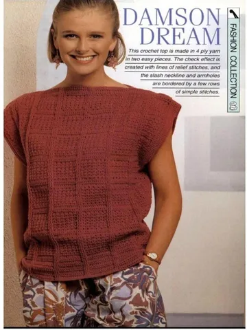 Top crochet pattern, easy crochet pattern top, summer top pdf instant download $6.68