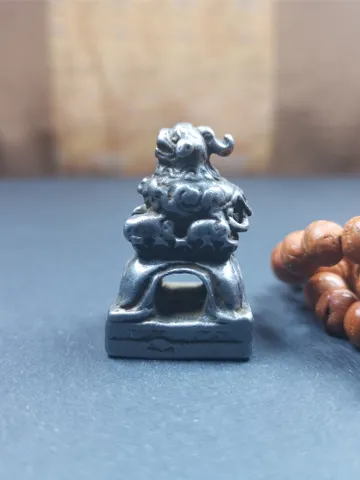 Gandhanra Antique Tibetan Seal,Unique Snow Lion Shape, Stupa Symbol Stamp,1.38&quot; $69.99