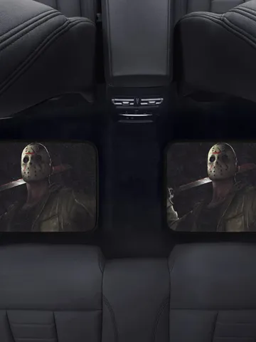 Jason Friday the 13th Back Car Floor Mats Set of 2 $54.00