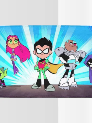 Teen Titans Blanket Lightweight Soft Microfiber Fleece $54.00