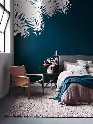 Palms leaves Wall Decal Corner Sticker ik3573 $23.99