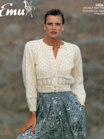 Cardigan knitting pattern, lacy cardigan women, short cardigan ladies pdf instant download $6.68