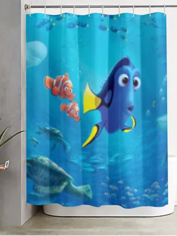 Finding Nemo Dory Shower Curtain $48.00
