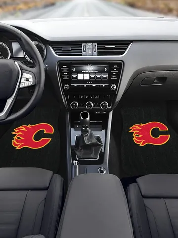 Calgary Flames Front Car Floor Mats Set of 2 $69.97