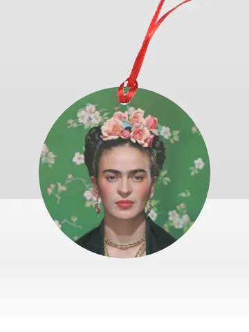 Frida Kahlo Christmas Ornament $30.00