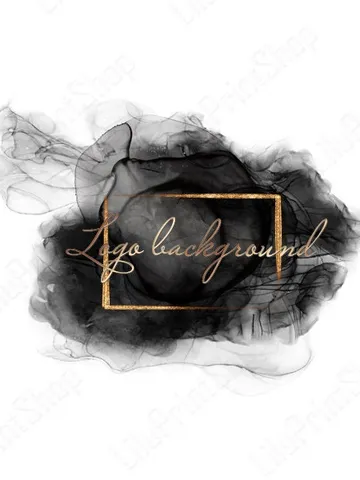 Black and gold Logo Background Png, Black & gold logo design Black ink logo Watercolor splash alcohol ink, Black logo png Watercolor clipart $2.85